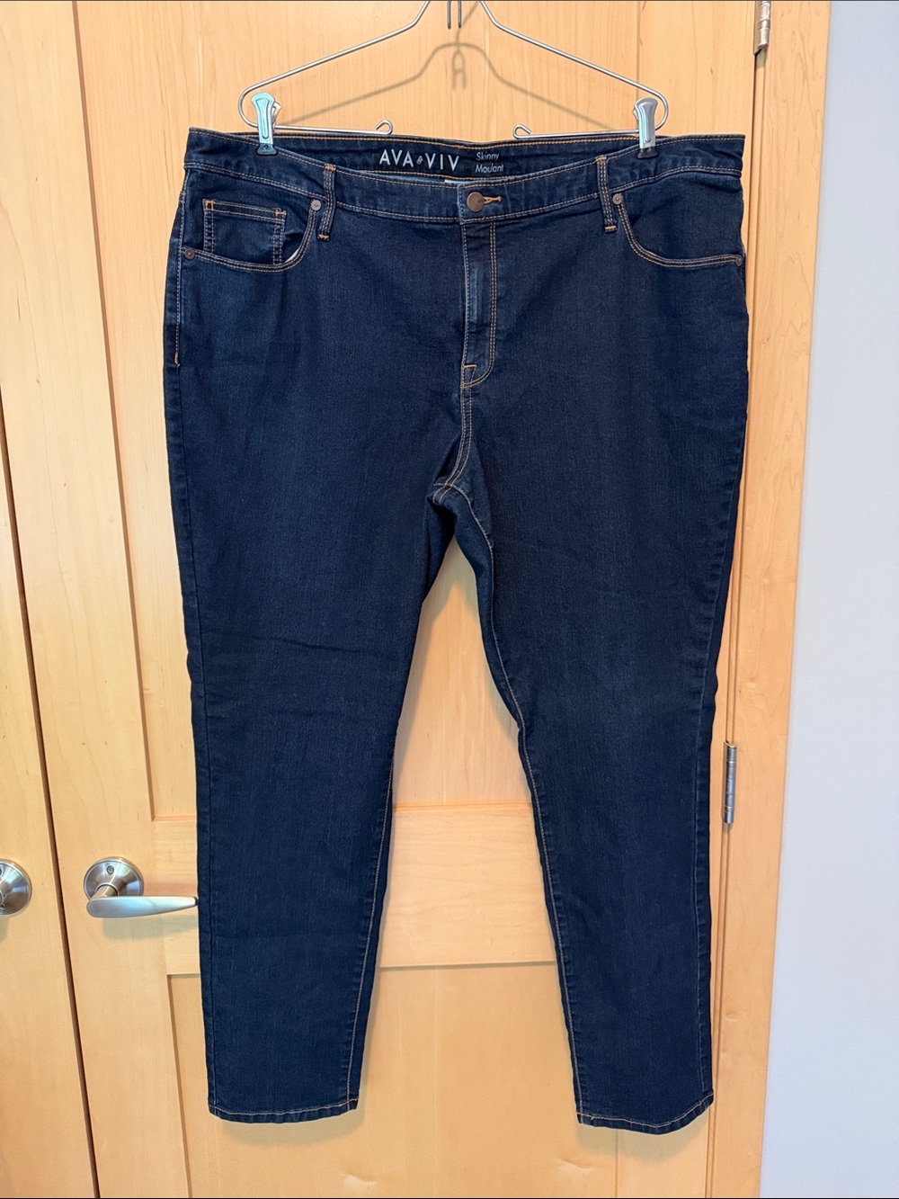 Ava & Viv Dark Indigo Slim Stretch Jeans